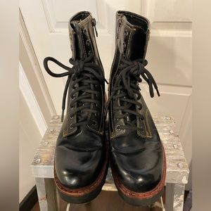 Slightly used COACH leather “hiker?” boots.